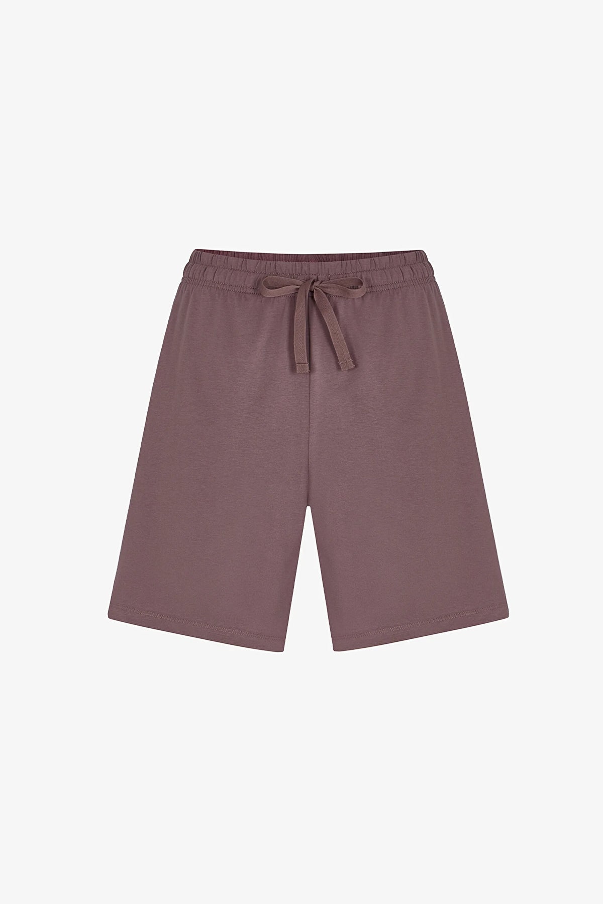 Erkek Kahverengi Woodland Earth Kısa Kollu Şort Pijama Takımı