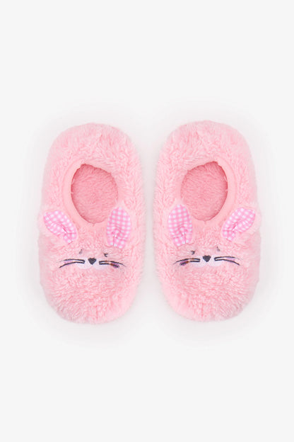 Kız Çocuk Pembe Check Bunny Çetik