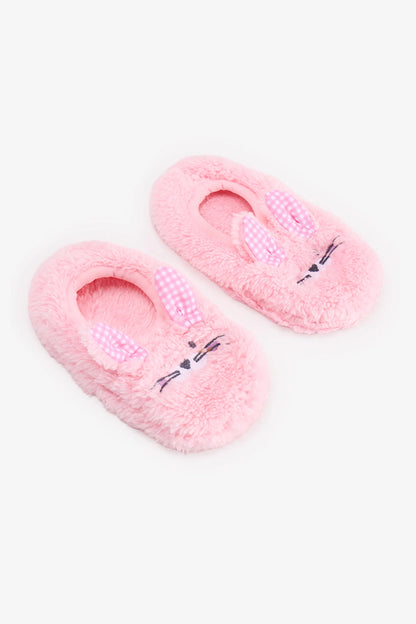 Kız Çocuk Pembe Check Bunny Çetik