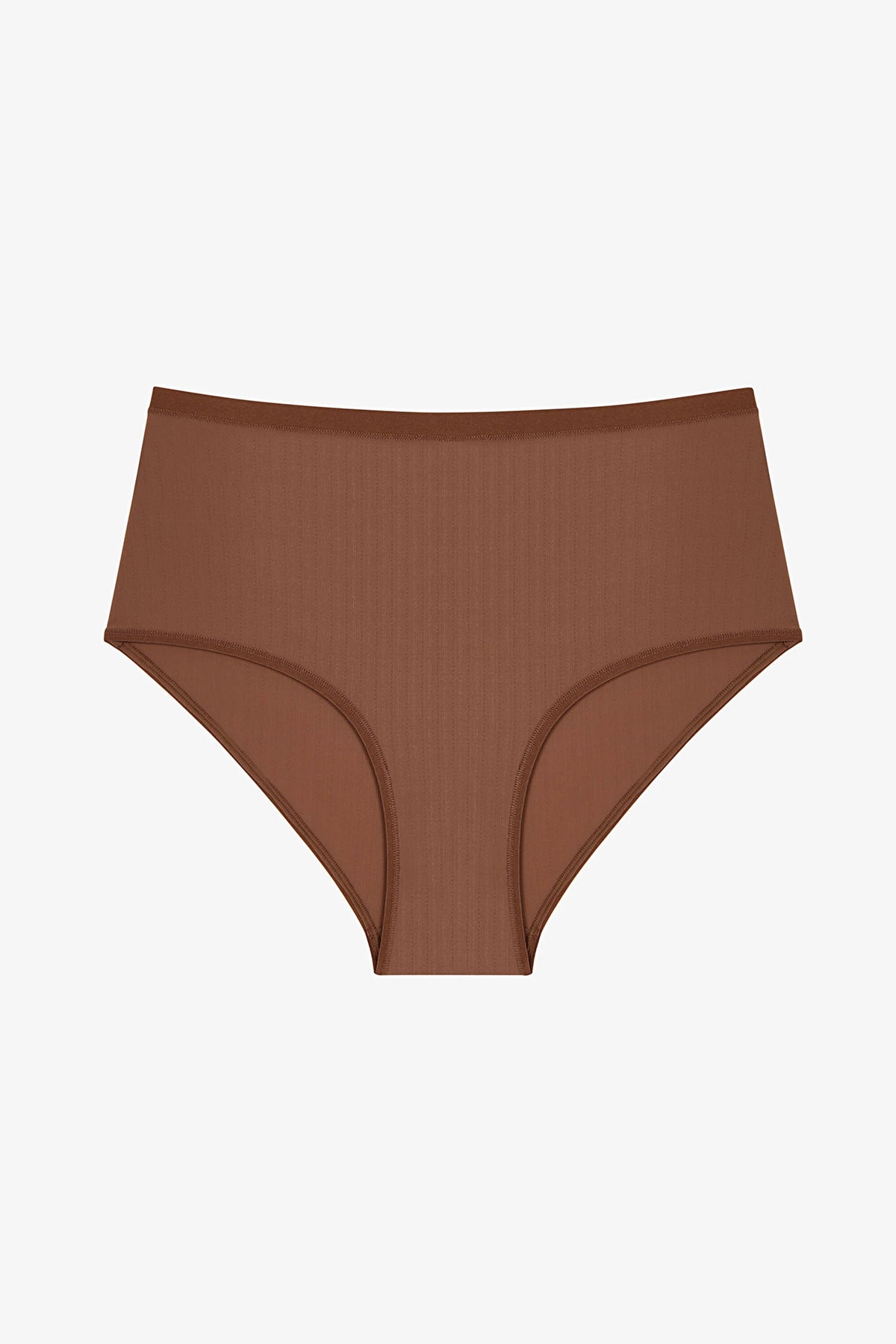 Açık Kahverengi Essentials Yüksek Bel Slip Külot