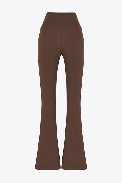 Kahverengi Ispanyol Paça (flare) Soft Feel Tayt
