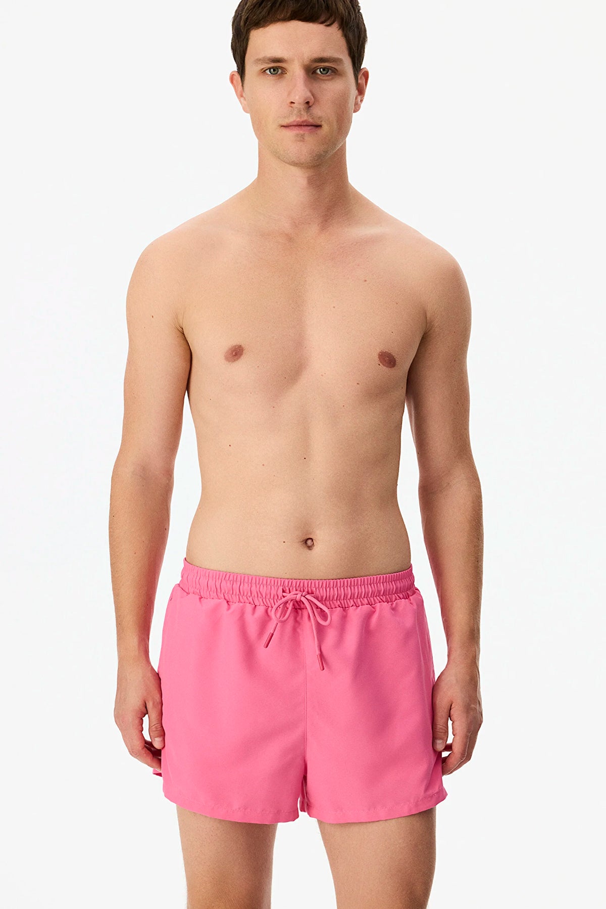 Erkek Pembe Basic Şort