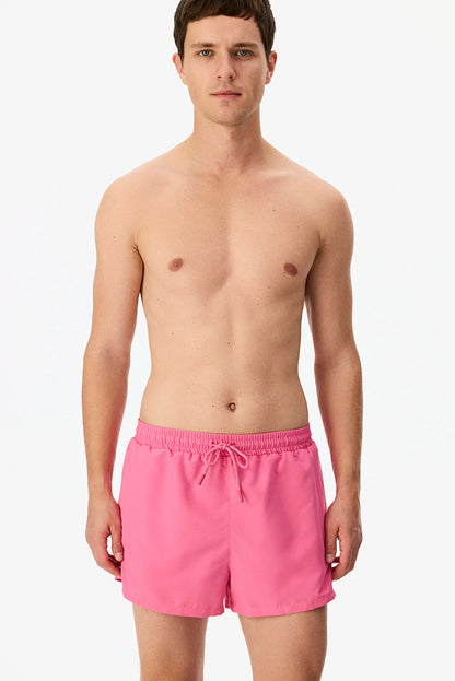 Erkek Pembe Basic Şort