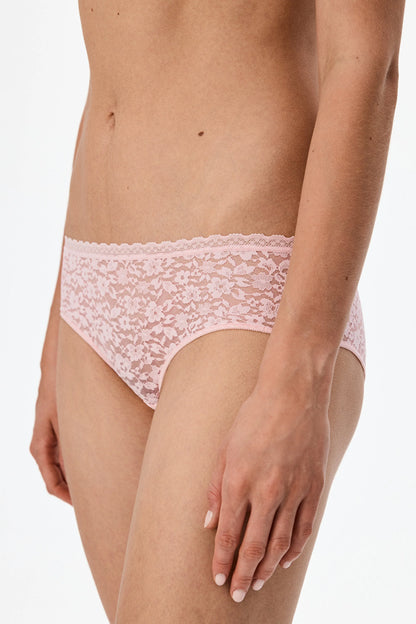 Pembe Easy Dantel Çiçekli Hipster Külot