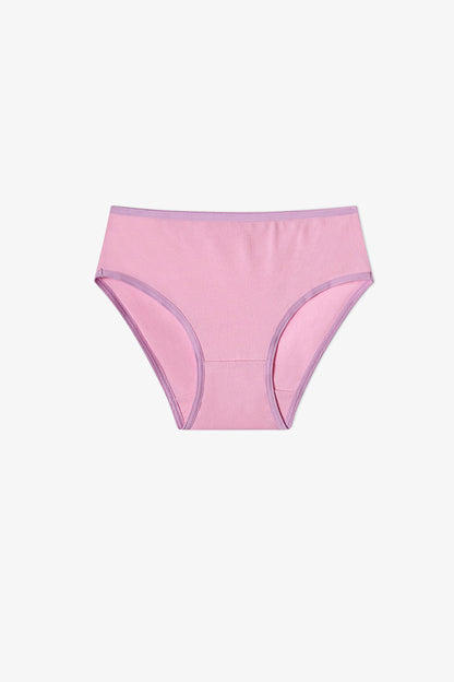 Kız Çocuk Pembe Unibara Unicorn Desenli 5'li Slip Külot