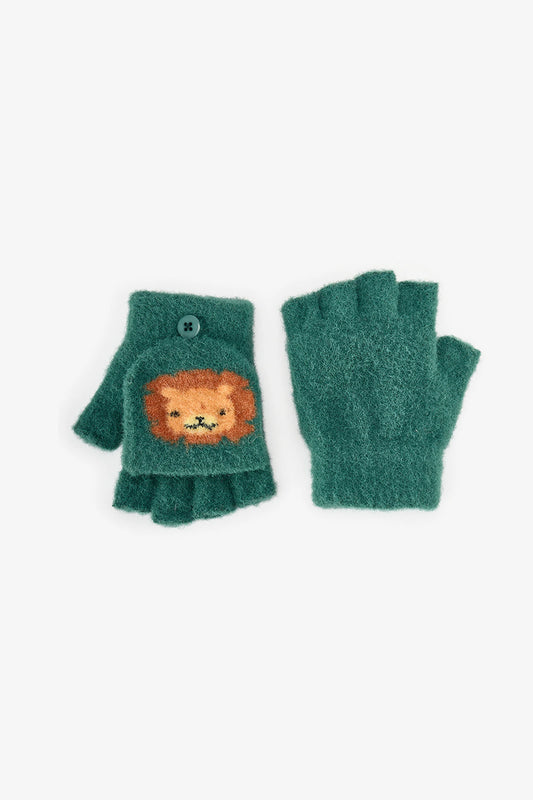 Erkek Çocuk Kahverengi Lion Eldiven