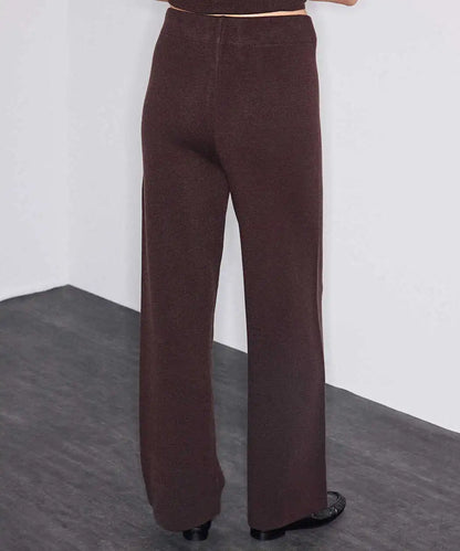 Kahverengi Wide Leg Triko Pantolon Iw6260003279074 | Ipekyol