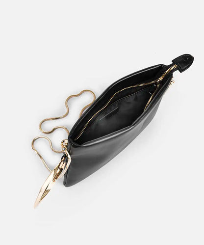 Siyah Metal Halkalı Zincir Askılı Clutch Iw6260121004001 | Ipekyol