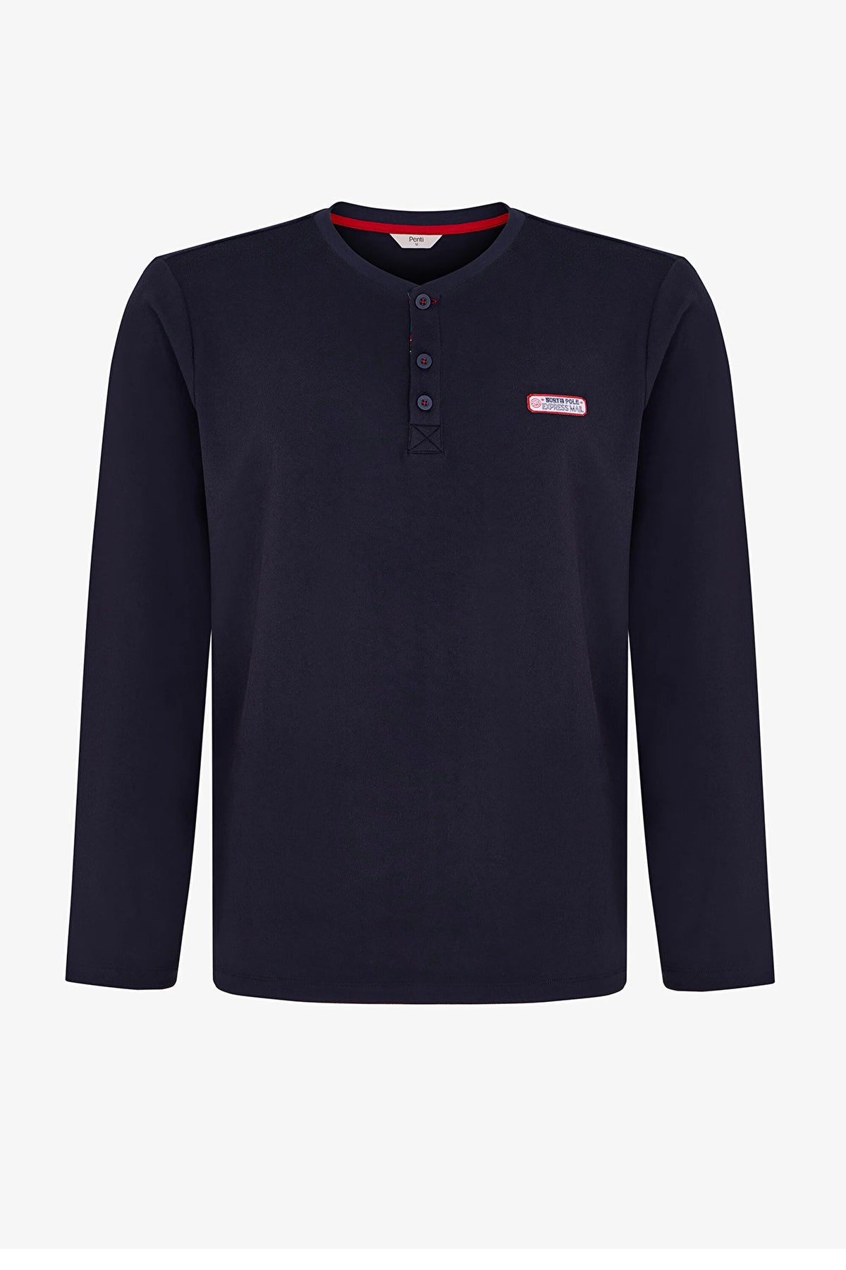 Erkek North Rail Çizgili Uzun Kollu Jogger Pijama Takımı