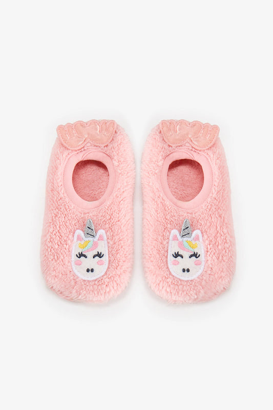 Kız Çocuk Pembe Unilove Unicorn Desenli Çetik