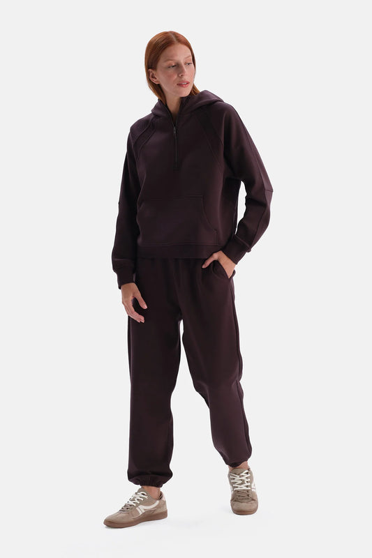 Kahverengi Jogger Eşofman Altı
