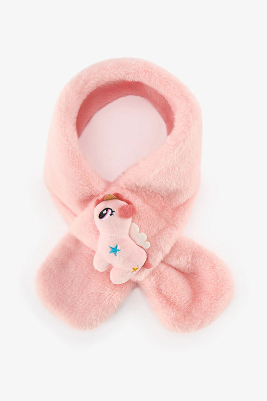 Kız Çocuk Pembe Baby Unicorn Atkı