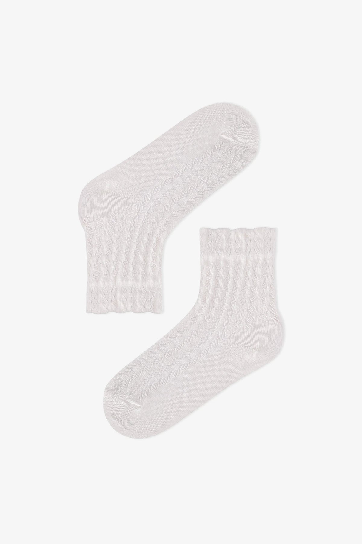 Kız Çocuk Angel Lace Pamuklu 2 Çift Soket Çorap