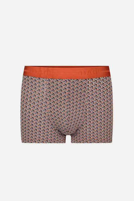Siyah Desenli Pamuk Boxer
