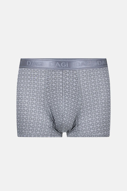 Gri Desenli Micro Modal Boxer