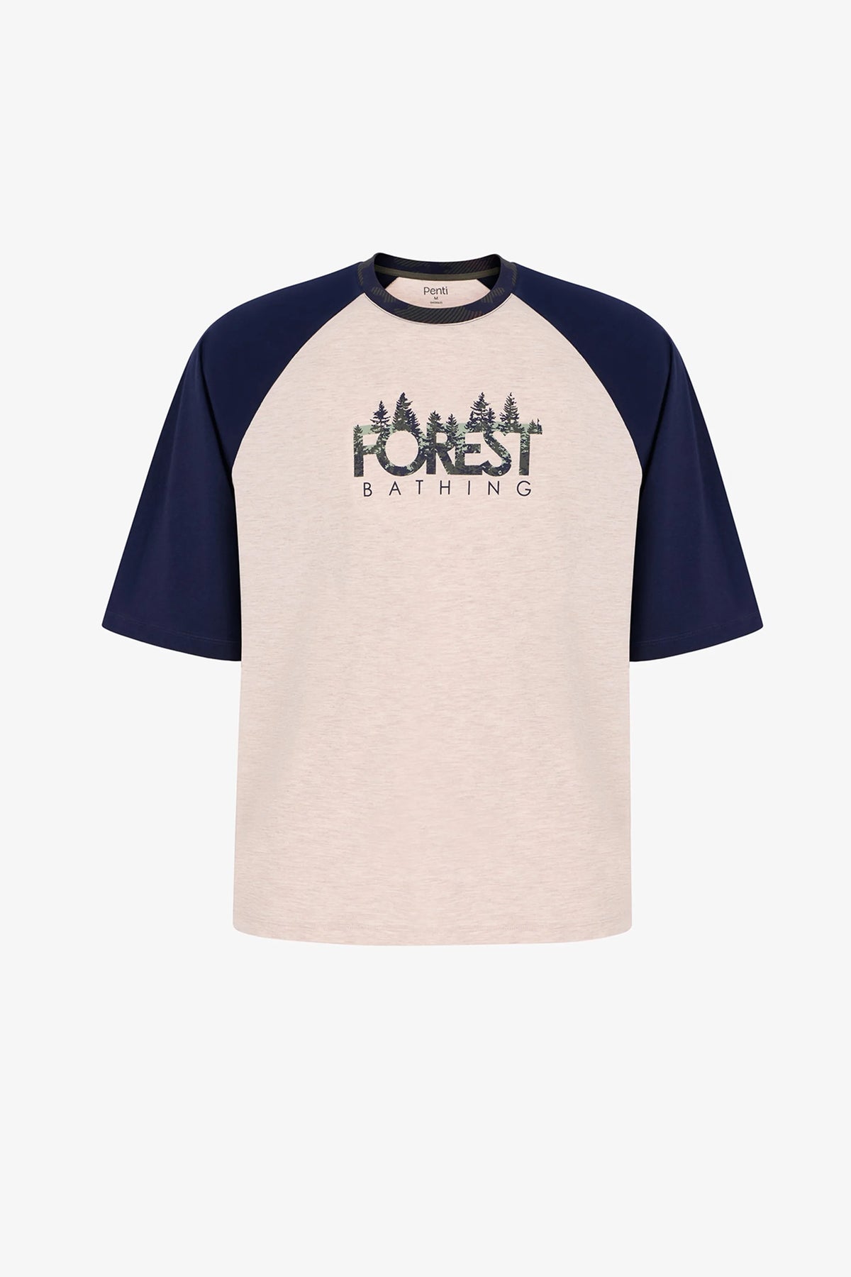 Erkek Hidden Woods Kamuflaj Desenli Oversize Pantolon Kısa Kollu Pijama Takımı