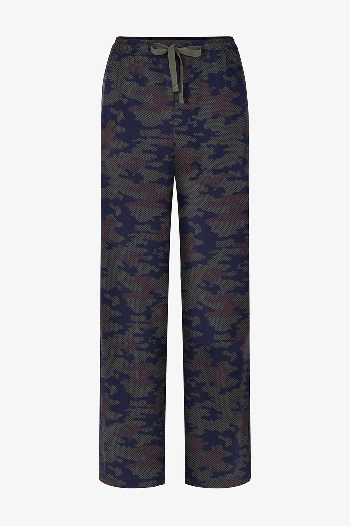 Erkek Hidden Woods Kamuflaj Desenli Oversize Pantolon Kısa Kollu Pijama Takımı