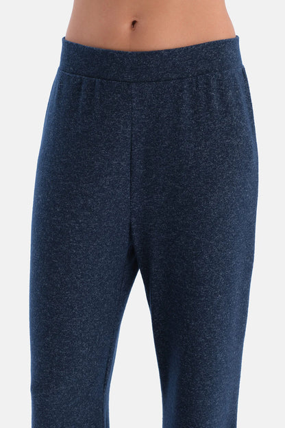 Lacivert Bol Paça Basic Pantolon