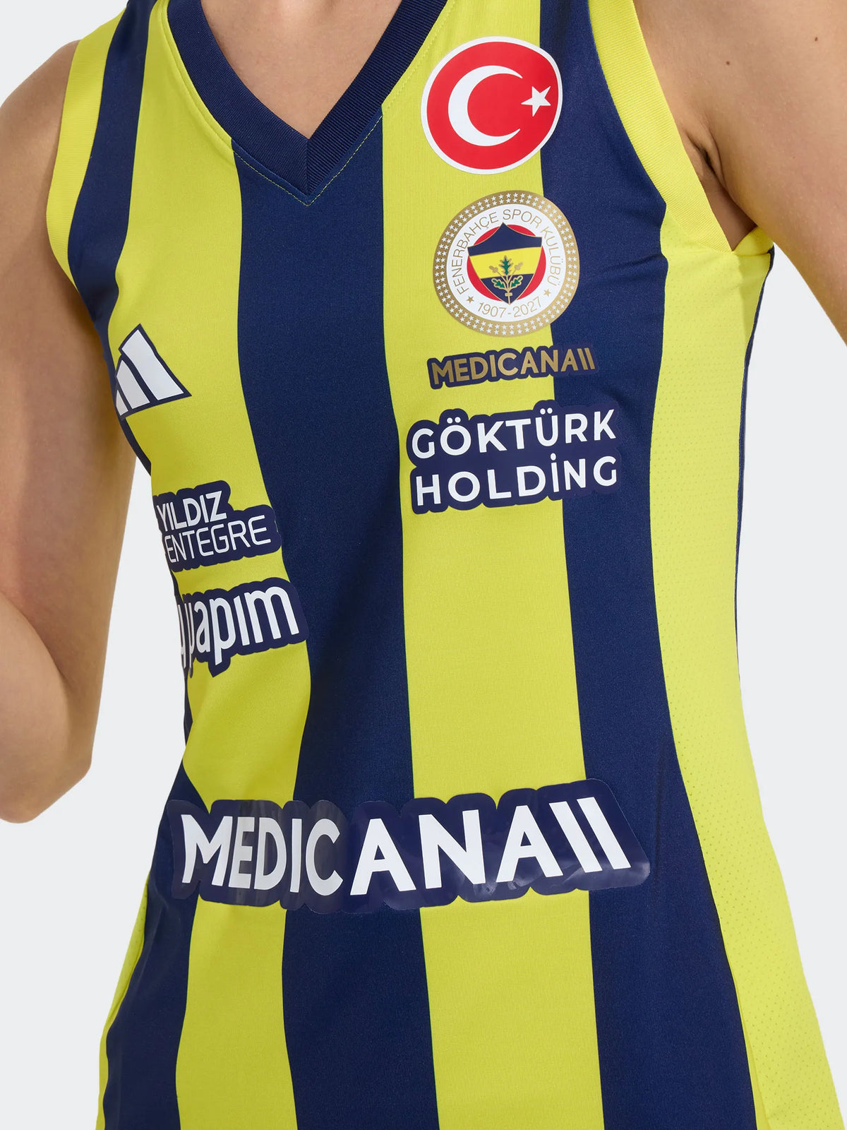 Fenerbahçe Voleybol 2026/27 Adidas Çubuklu Kadın Forma