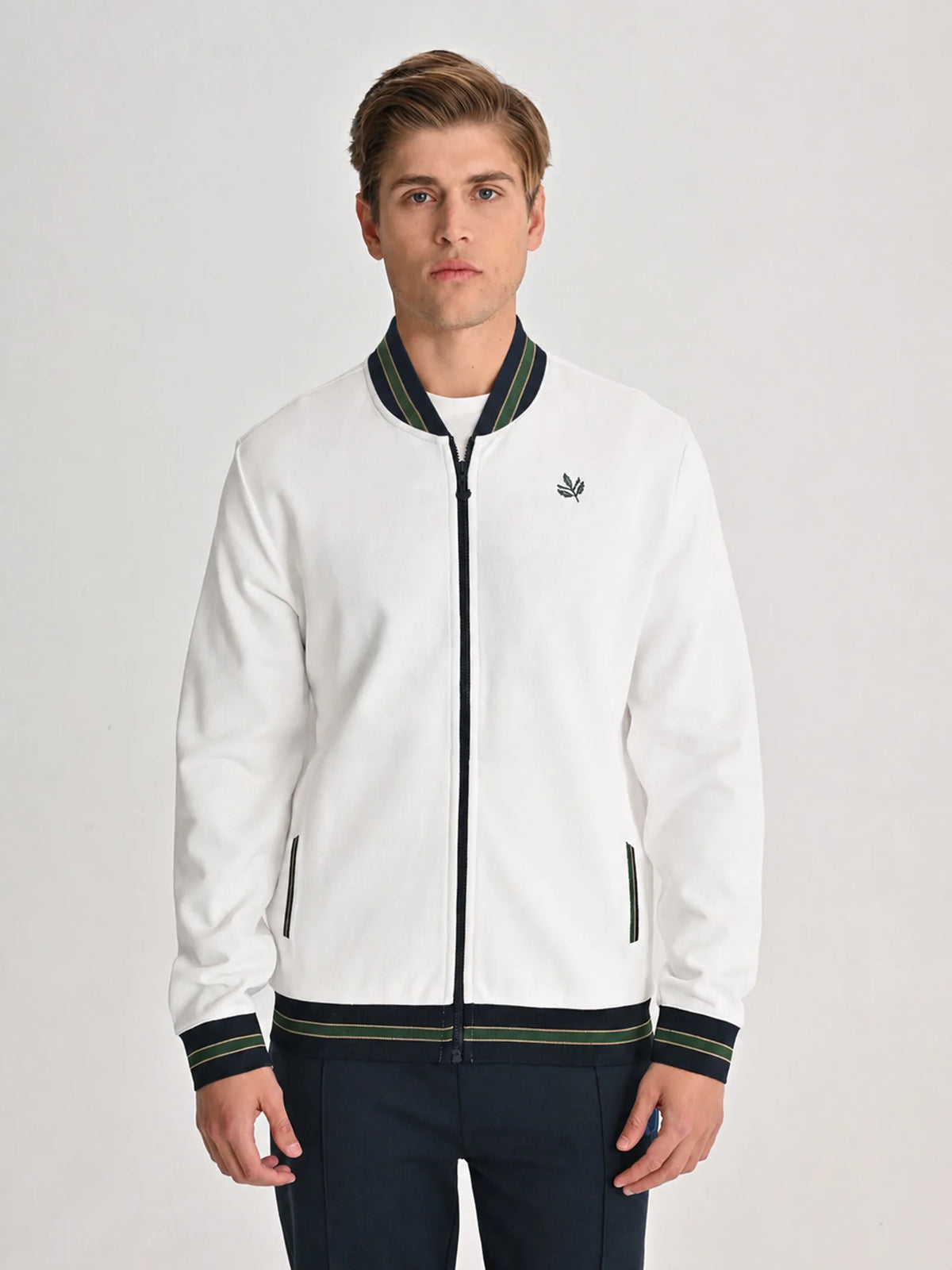 Fenerbahçe Ekru Trend Cep Detaylı Erkek Sweatshirt
