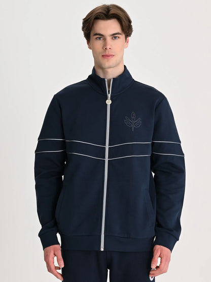 Fenerbahçe Lacivert Tribün Reflektör Detaylı Erkek Sweatshirt