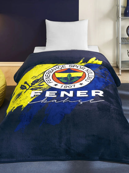 Fenerbahçe Lacivert Fanatik Battaniye 160x220 Cm