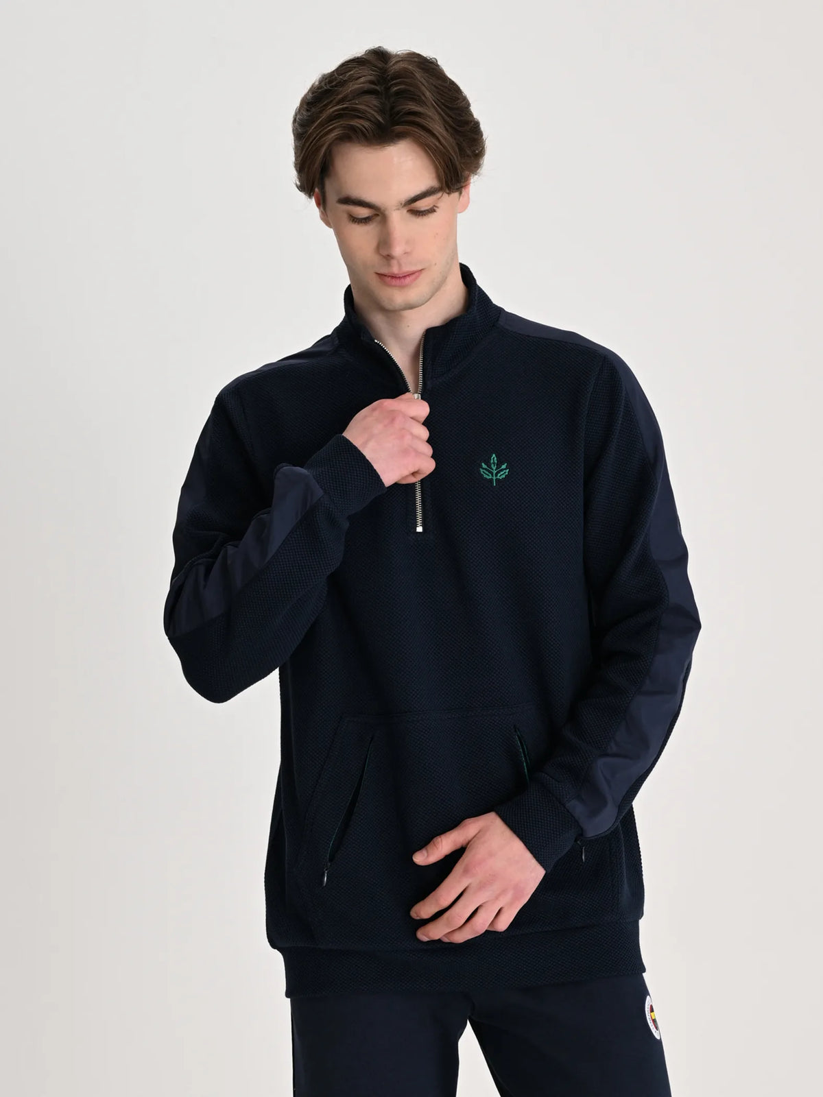 Fenerbahçe Lacivert Trend Ara Biyeli Erkek Sweatshirt