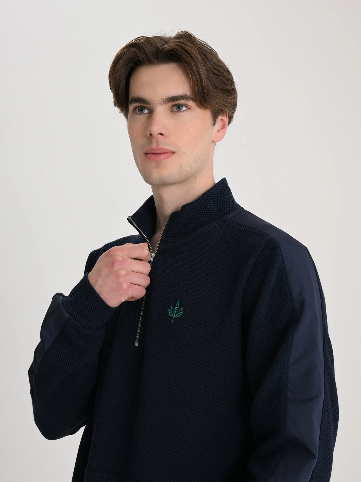 Fenerbahçe Lacivert Trend Ara Biyeli Erkek Sweatshirt
