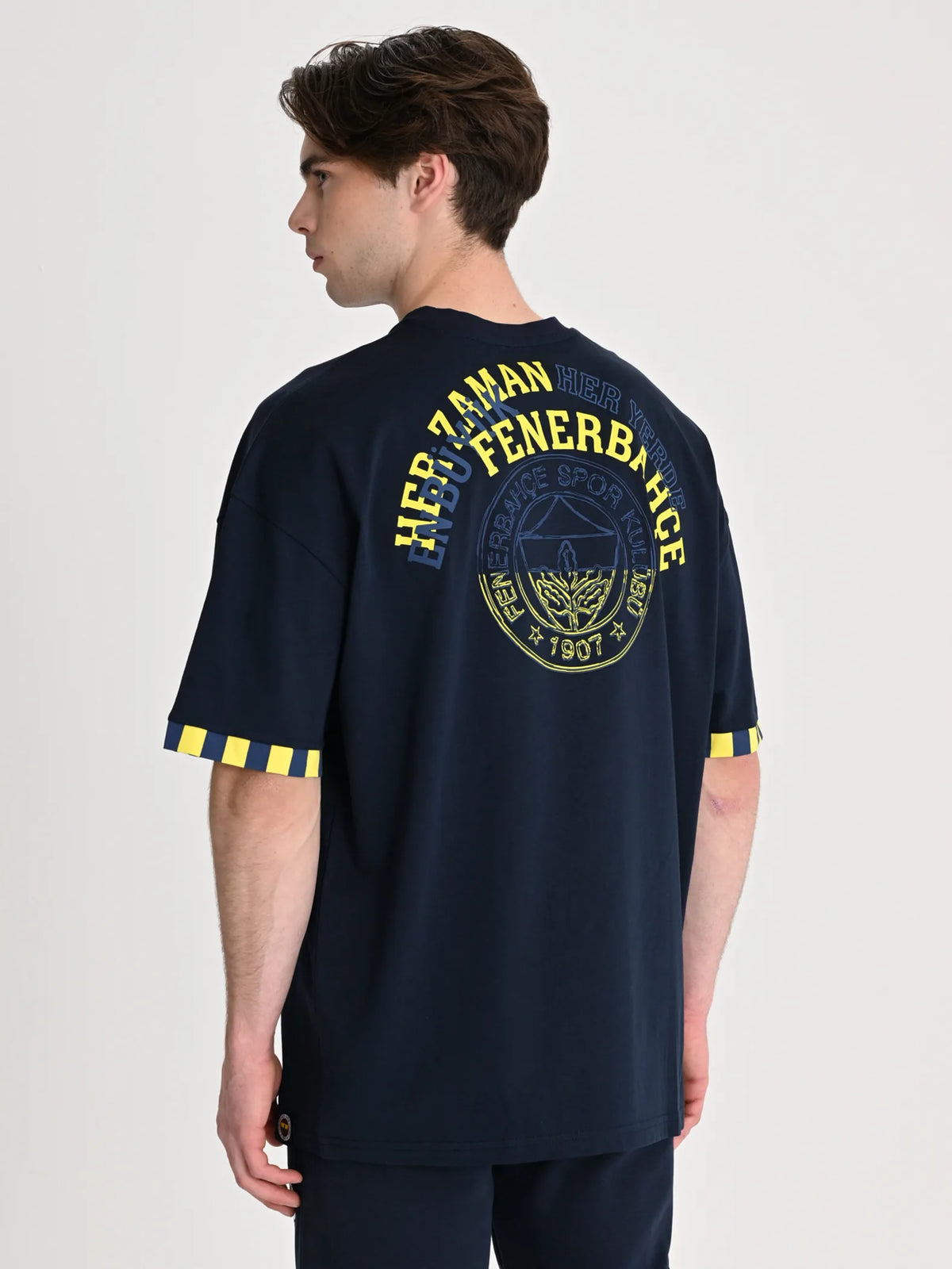 Fenerbahçe Lacivert Tribün En Büyük Fenerbahçe Oversize Tshirt
