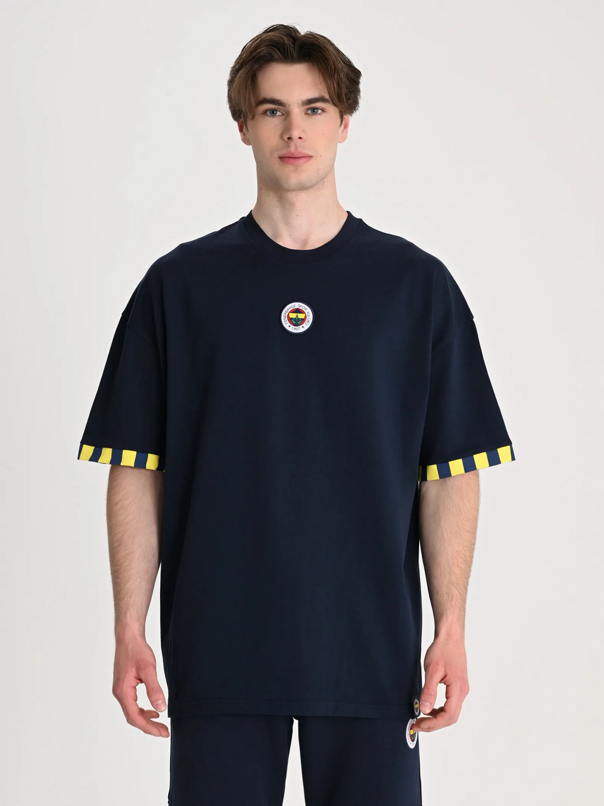 Fenerbahçe Lacivert Tribün En Büyük Fenerbahçe Oversize Tshirt