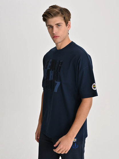 Fenerbahçe Lacivert Tribün 1907 Erkek Tshirt