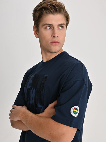 Fenerbahçe Lacivert Tribün 1907 Erkek Tshirt