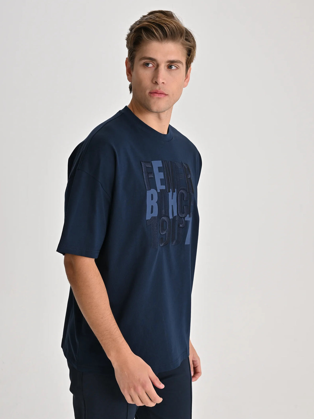 Fenerbahçe Lacivert Tribün 1907 Erkek Tshirt