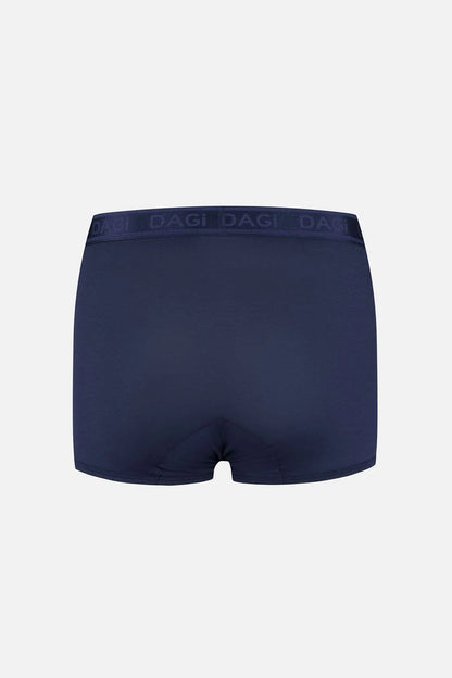 Siyah-bordo-lacivert 3'lü Düz Micro Modal Boxer