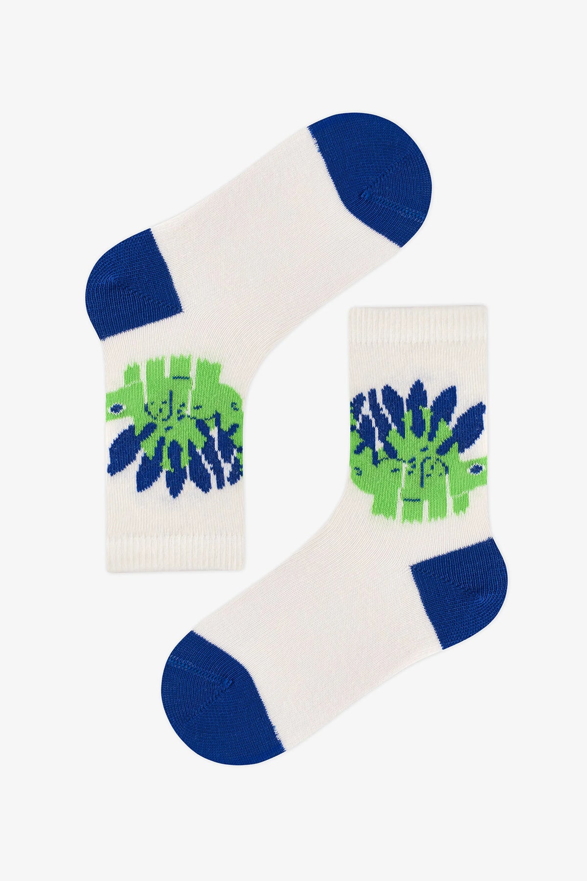 Erkek Çocuk Ejderha Dinozor Desenli Pamuklu 4 Çift Soket Çorap