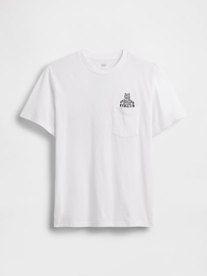 Sarı Everyday Soft Relaxed Brannan Bear Cepli T-shirt