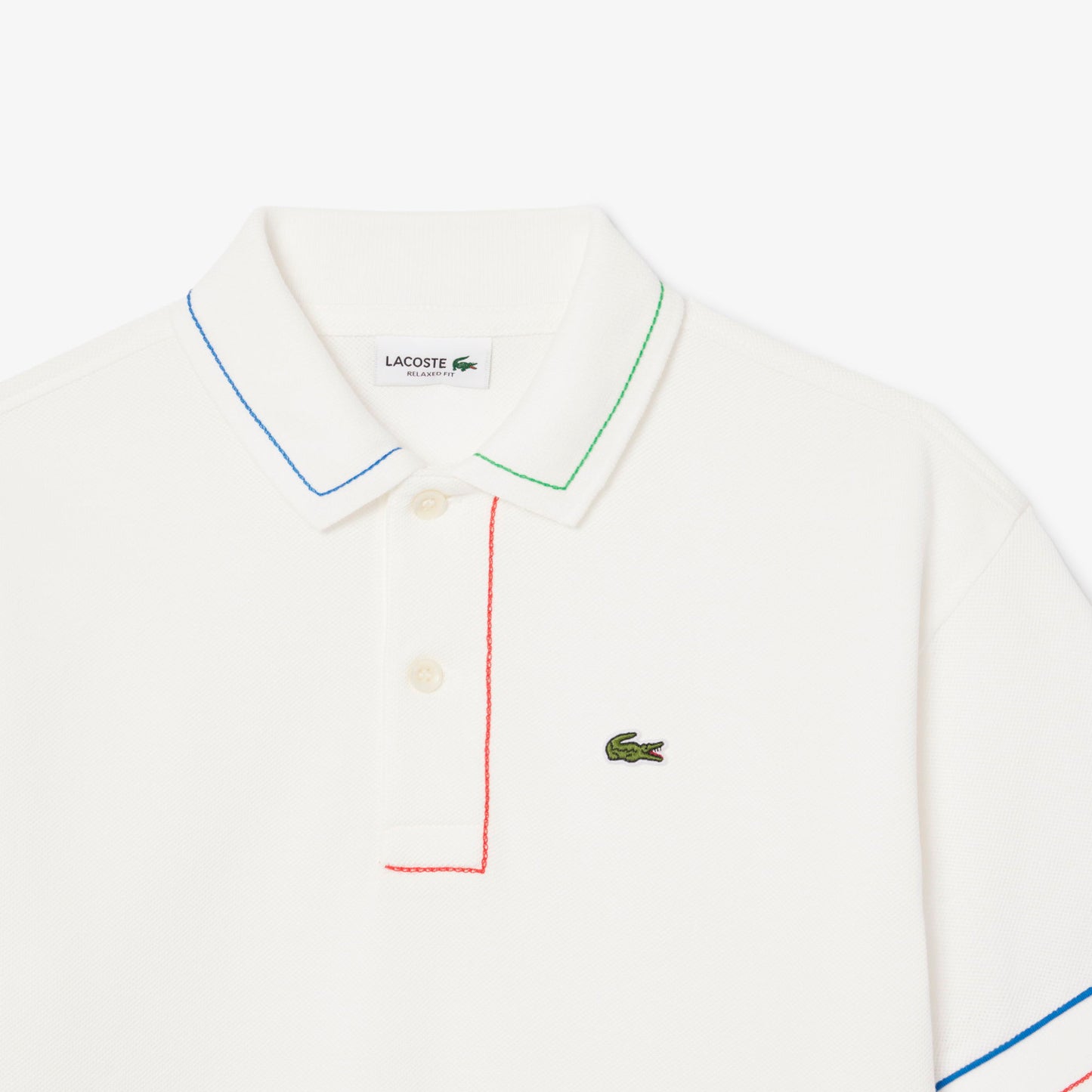 Lacoste Çocuk Beyaz Polo