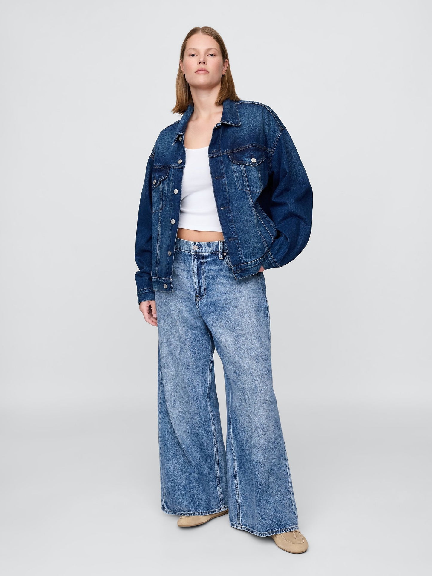 Mavi Low Rise Extra Baggy Jean Pantolon
