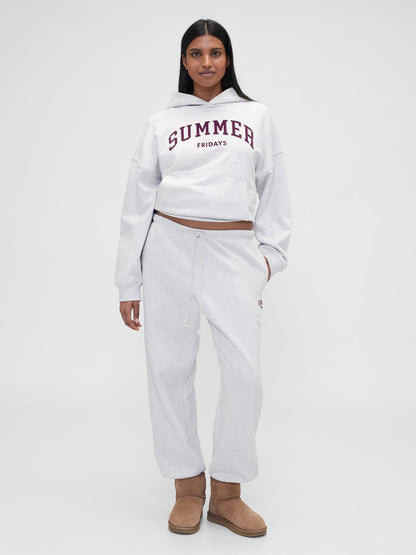 Gri Gap × Summer Fridays Heavyweight Relaxed Logo Eşofman Altı