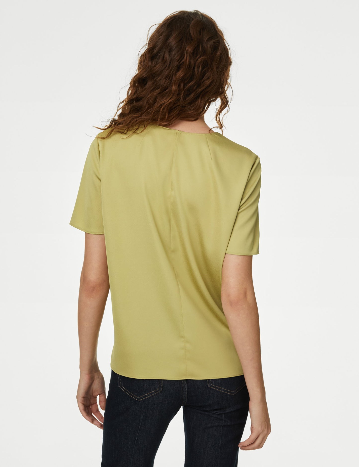 Regular Fit Kısa Kollu Bluz