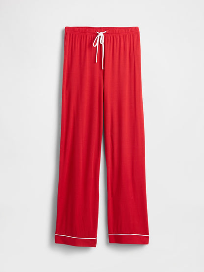 Kırmızı Softest Modal Pijama Altı