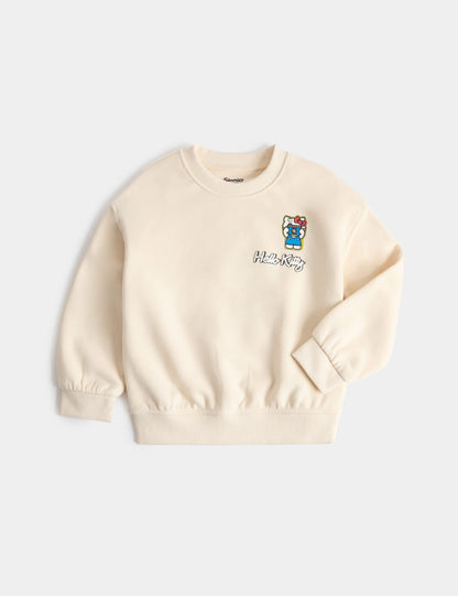 Pamuk Karışımlı Hello Kitty™ Sweatshirt (2-8 Yaş)