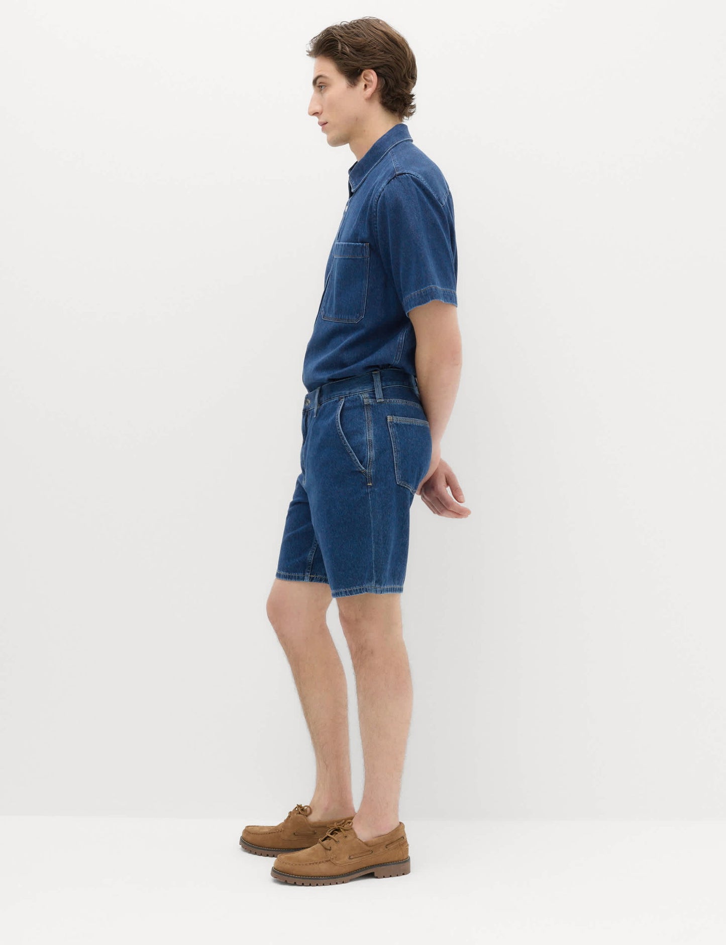 Pamuklu Denim Şort