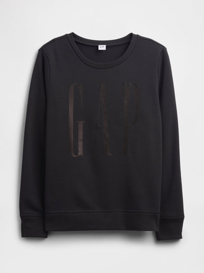 Siyah Relaxed Gap Logo Sweatshirt