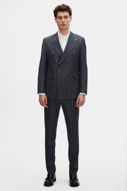 Damat Comfort Beyaz Armürlü %100 Pamuklu Gömlek