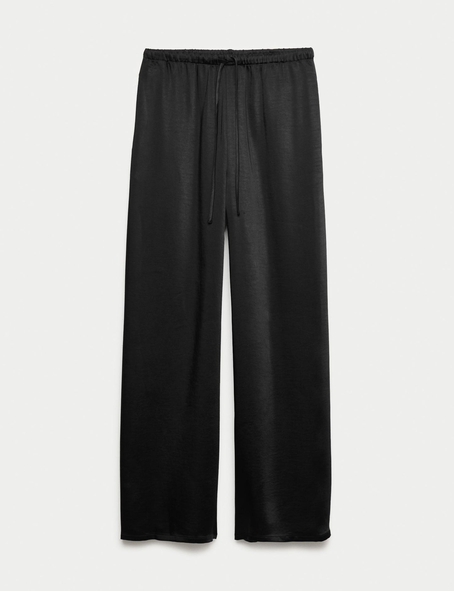 Saten Geniş Paça Pantolon