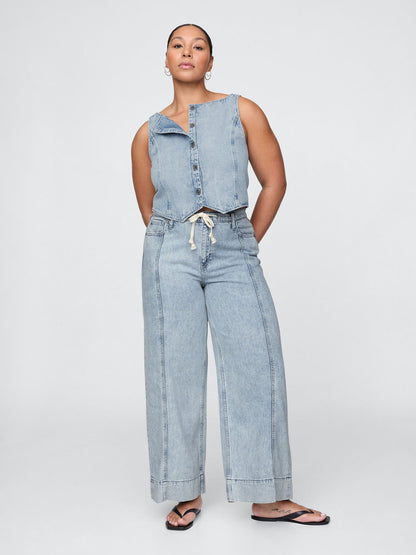 Mavi Mid Rise Ultrasoft Baggy Jean Pantolon