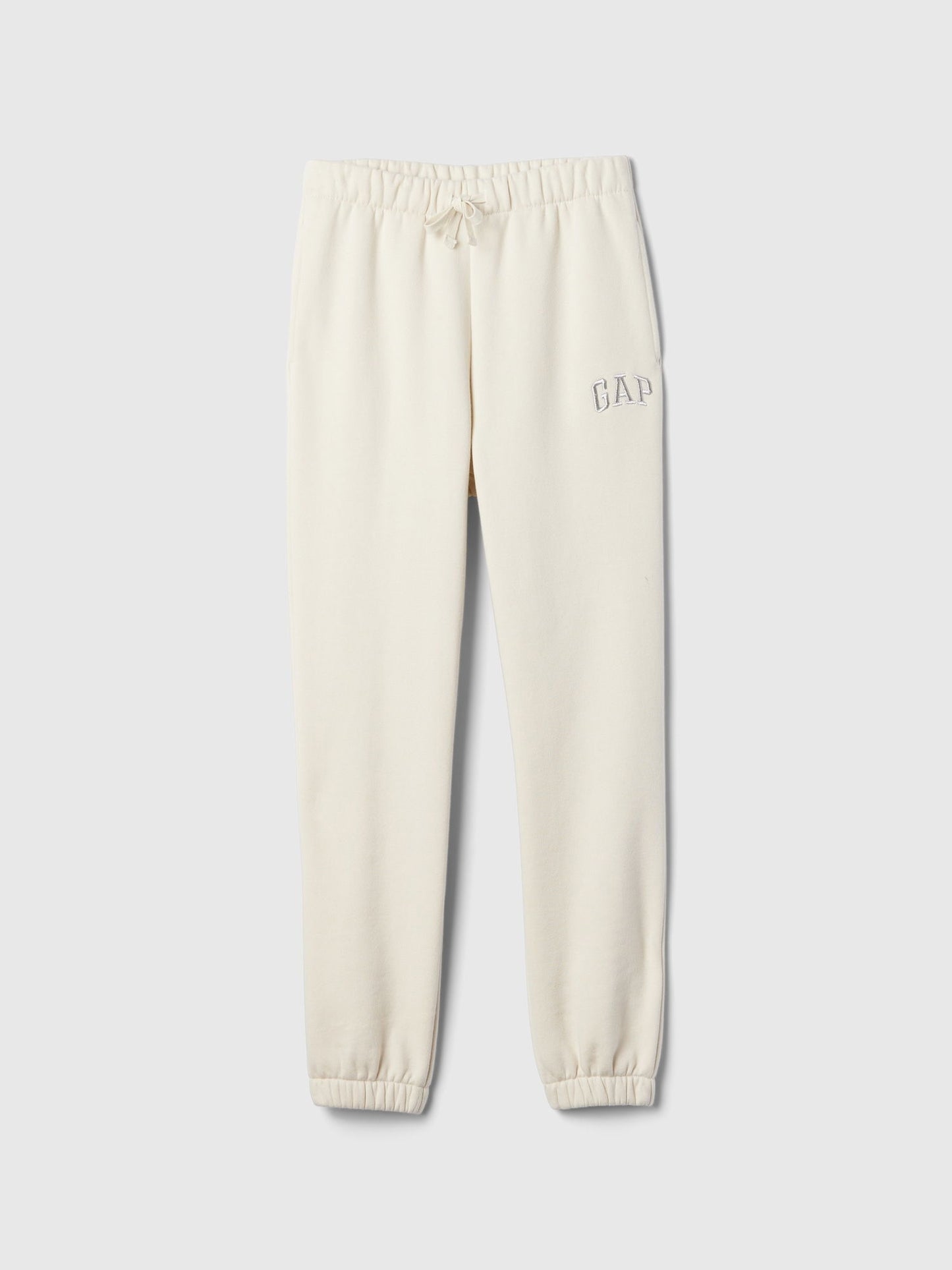 Kırık Beyaz Gap Logo Jogger Slouchy Fleece Eşofman Altı