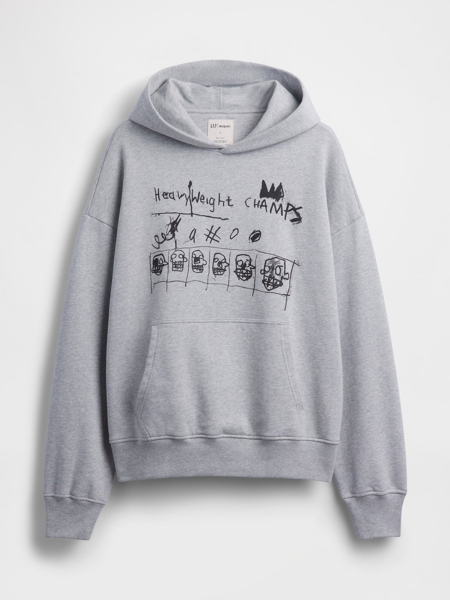 Gri Jean-michel Basquiat Heavyweight Sweatshirt