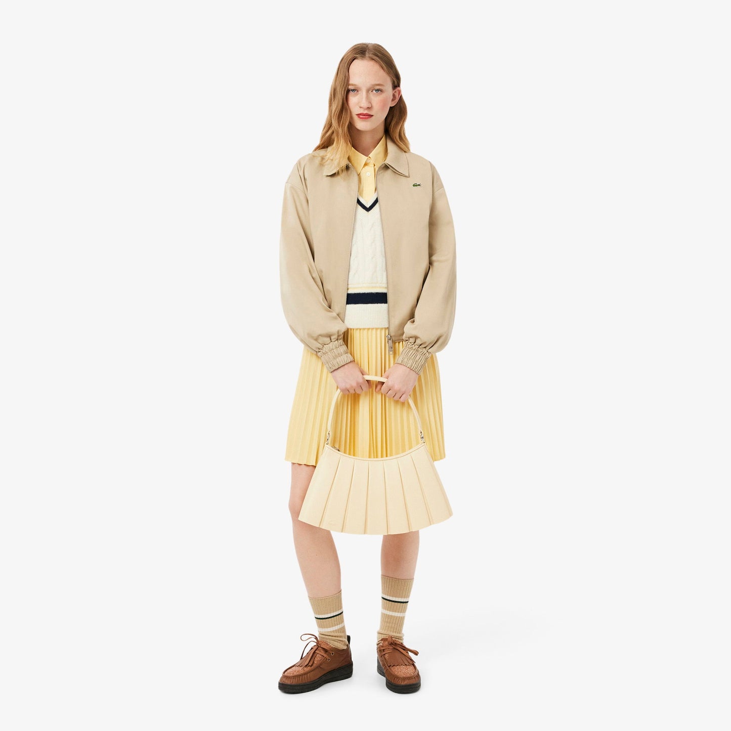 Lacoste Lenglen Kadın Sarı Omuz Çantası